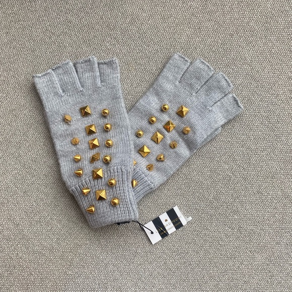 LeLe Sadoughi studdded gloves NWT - Picture 2 of 4